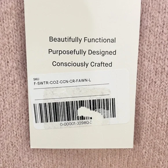 Everlane The Coccoon Crew Sweater In Plush Cotton Wool Alpaca Pink NWT - Picture 6 of 14